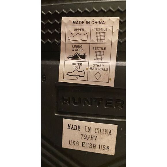 HUNTER BLACK FAUX FUR FLATFORM SLIDES - Picture 6 of 10